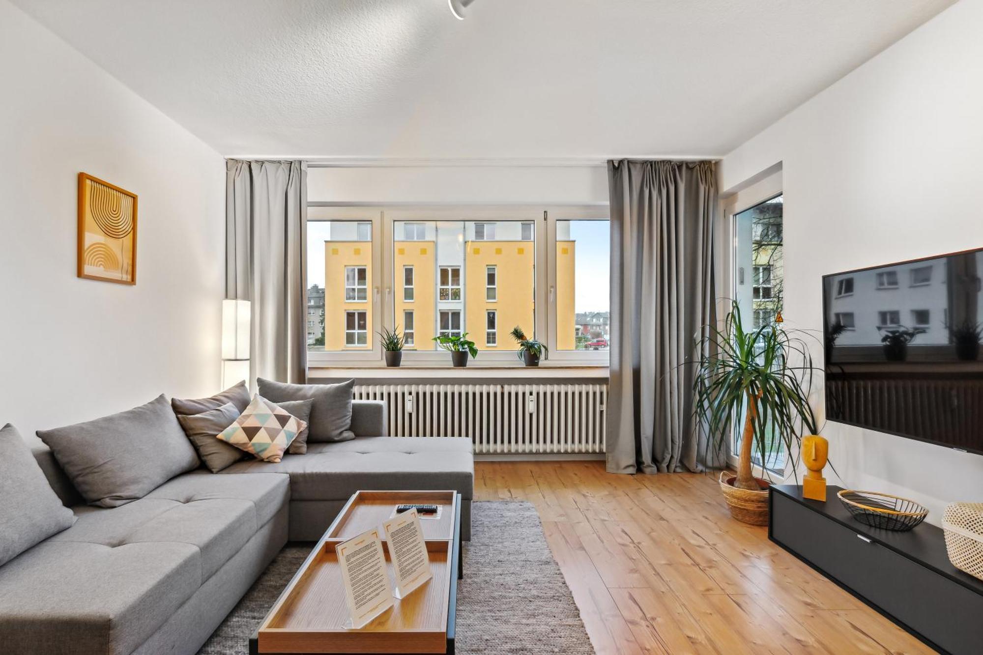 3 Zimmer, 68Qm, Parkplatz, Messe Dus, Logport, Duisport Duisburg Dış mekan fotoğraf