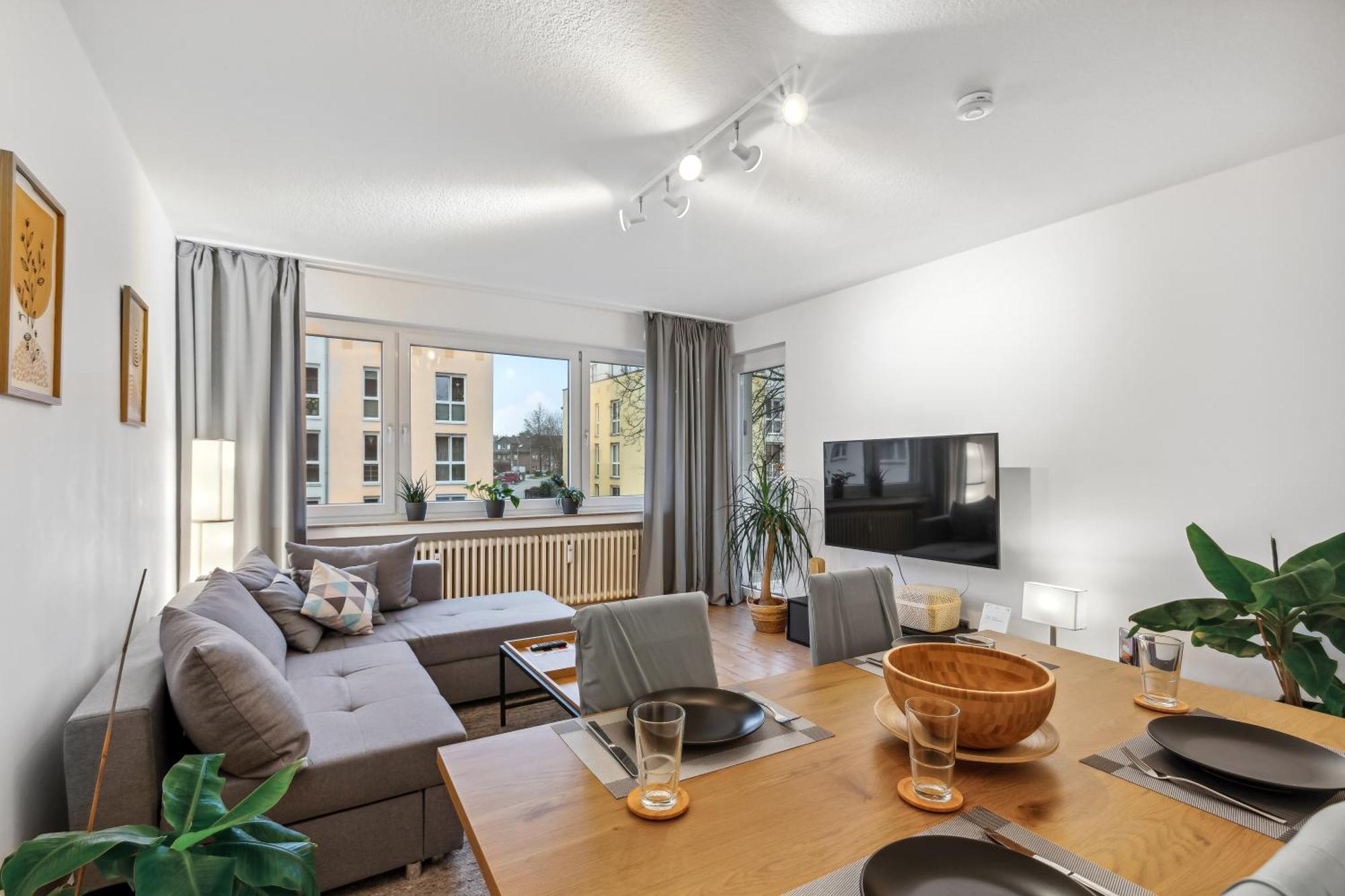 3 Zimmer, 68Qm, Parkplatz, Messe Dus, Logport, Duisport Duisburg Dış mekan fotoğraf