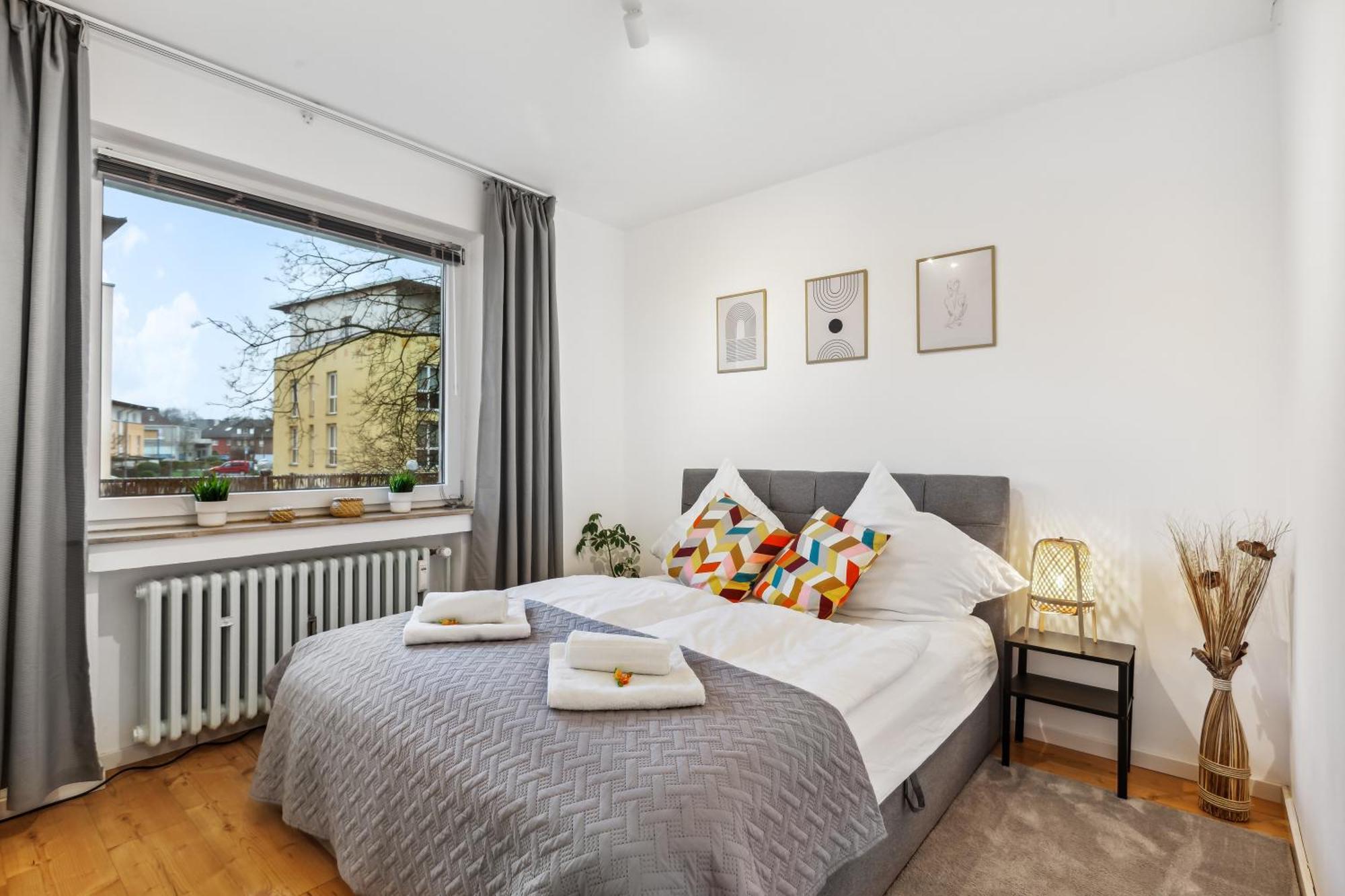 3 Zimmer, 68Qm, Parkplatz, Messe Dus, Logport, Duisport Duisburg Dış mekan fotoğraf